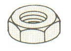 Product Image - Hex Machine Screw Nuts