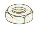 Product Image - Hex Machine Screw Nuts